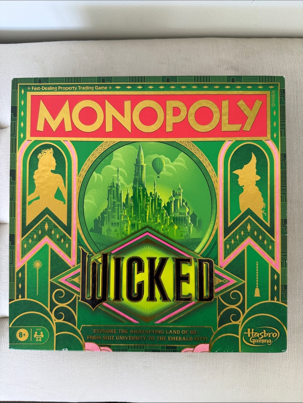 Monopoly Wicked Movie Edition Board Game - NEW